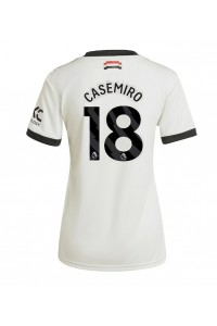 Manchester United Casemiro #18 Voetbaltruitje 3e tenue Dames 2024-25 Korte Mouw